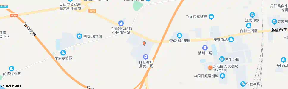 日照果蔬批发市场_公交站地图_日照公交_妙搜公交查询2025