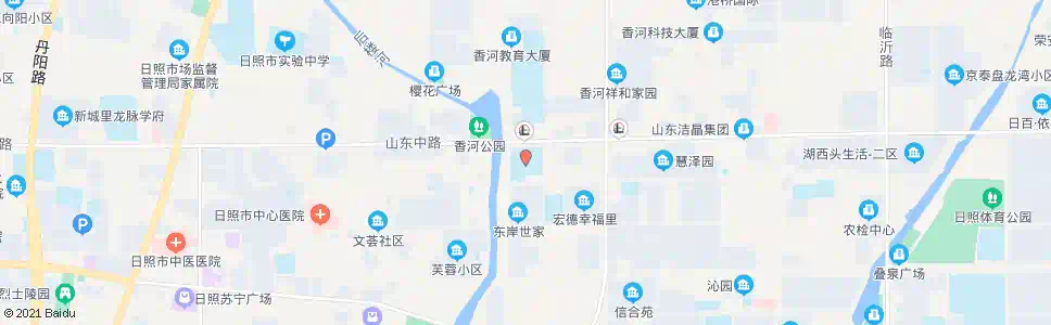 日照第二实验中学_公交站地图_日照公交_妙搜公交查询2025