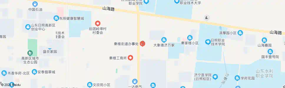 日照秦楼街道办事处_公交站地图_日照公交_妙搜公交查询2025
