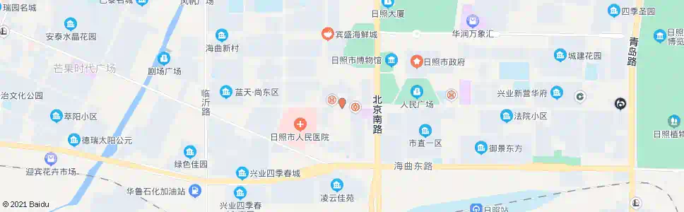 日照中国人民银行_公交站地图_日照公交_妙搜公交查询2025