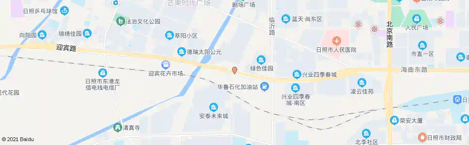日照中央绿城_公交站地图_日照公交_妙搜公交查询2025