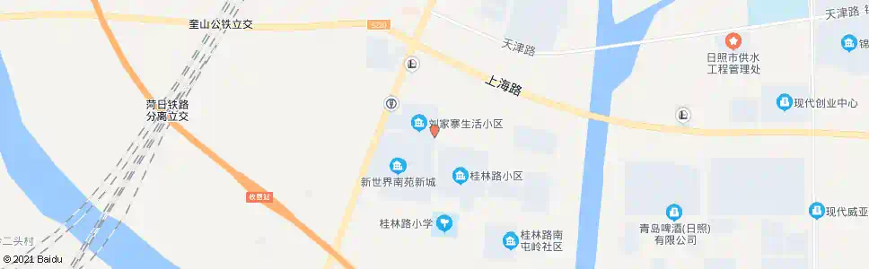 日照朱家村_公交站地图_日照公交_妙搜公交查询2025