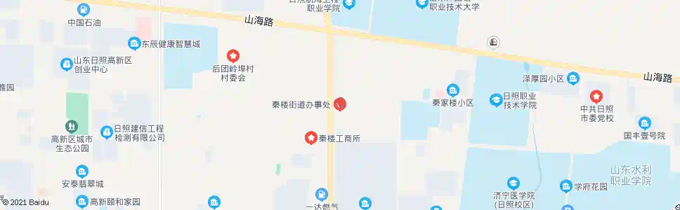 日照秦楼办事处_公交站地图_日照公交_妙搜公交查询2025
