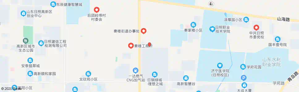日照秦楼派出所(学苑路)_公交站地图_日照公交_妙搜公交查询2025