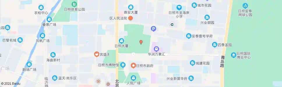 日照银河公园_公交站地图_日照公交_妙搜公交查询2025