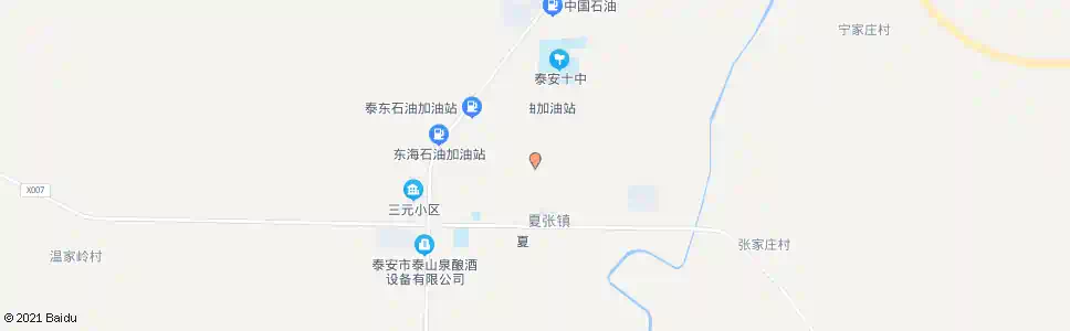 泰安夏张地税局_公交站地图_泰安公交_妙搜公交查询2025