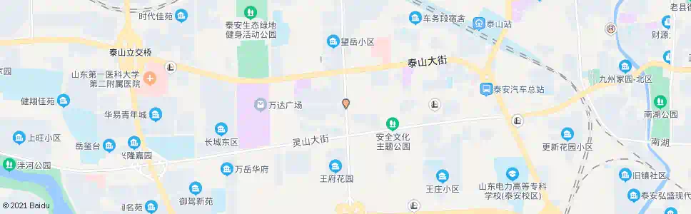 泰安迎胜路中段_公交站地图_泰安公交_妙搜公交查询2025