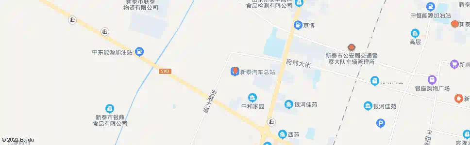 泰安民生银行(新汽车站)_公交站地图_泰安公交_妙搜公交查询2025