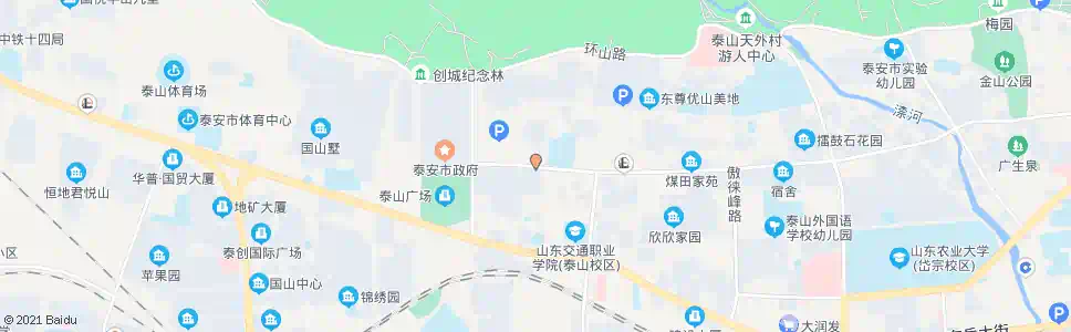 泰安泰山学院附中(计生中心)_公交站地图_泰安公交_妙搜公交查询2025