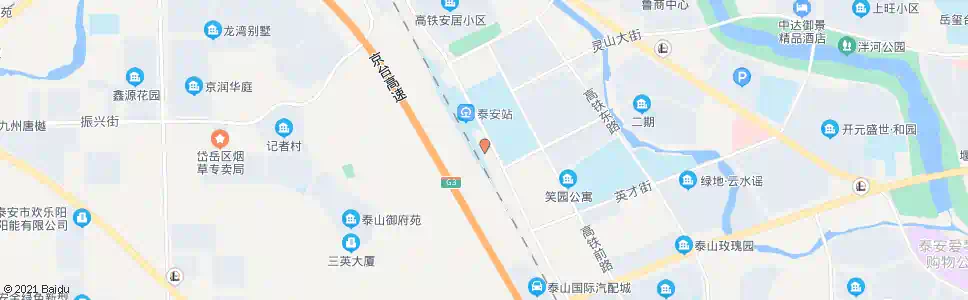 泰安高铁公交停车场_公交站地图_泰安公交_妙搜公交查询2025