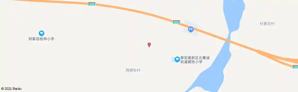 泰安北颜张_公交站地图_泰安公交_妙搜公交查询2025