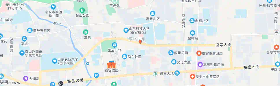 泰安齐鲁银座_公交站地图_泰安公交_妙搜公交查询2025