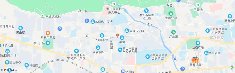 泰安望岳花园_公交站地图_泰安公交_妙搜公交查询2025