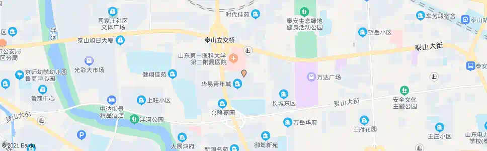 泰安附属医院(长城小区)_公交站地图_泰安公交_妙搜公交查询2025