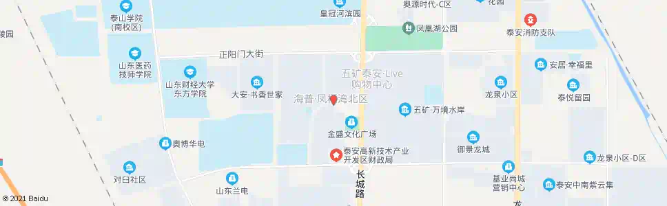泰安海普凤栖湾北门_公交站地图_泰安公交_妙搜公交查询2025