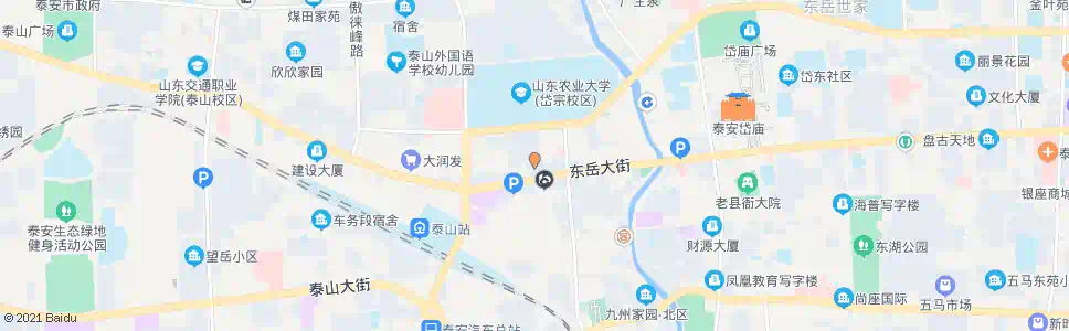 泰安点金教育(青少年宫)_公交站地图_泰安公交_妙搜公交查询2025