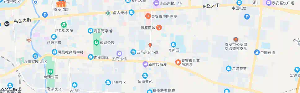 泰安茶博城_公交站地图_泰安公交_妙搜公交查询2025