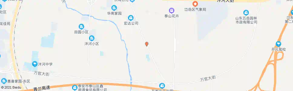 泰安宅子村中段_公交站地图_泰安公交_妙搜公交查询2025