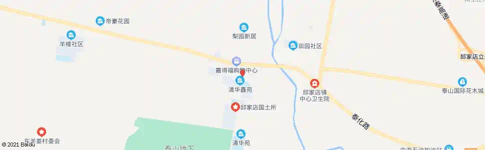 泰安邱家店中心小学_公交站地图_泰安公交_妙搜公交查询2025