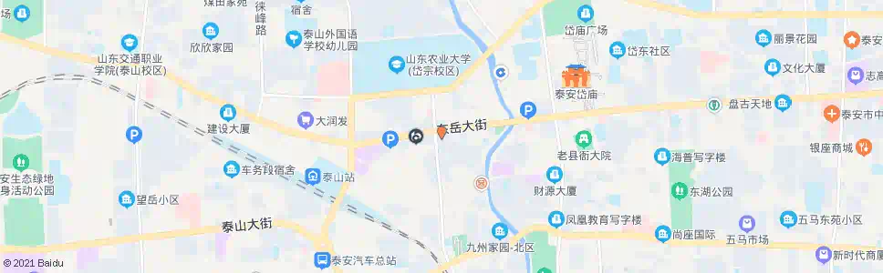 泰安齐鲁银行_公交站地图_泰安公交_妙搜公交查询2025