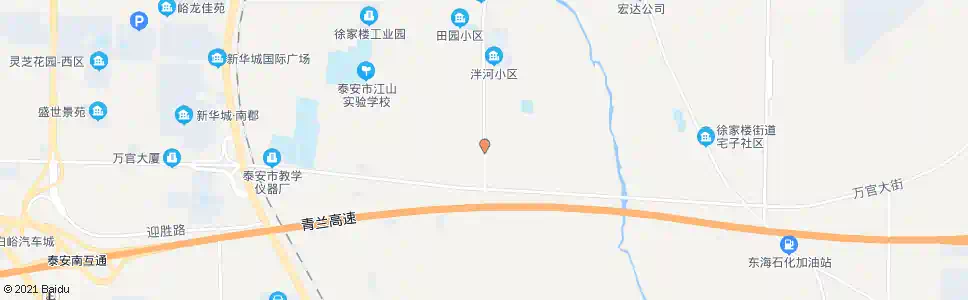 泰安王家店市场_公交站地图_泰安公交_妙搜公交查询2025