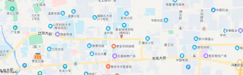 泰安民政大厦_公交站地图_泰安公交_妙搜公交查询2025