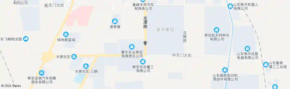 泰安蒙牛乳业东门_公交站地图_泰安公交_妙搜公交查询2025