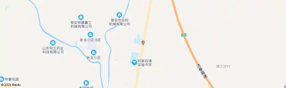 泰安徐家庄北站_公交站地图_泰安公交_妙搜公交查询2025