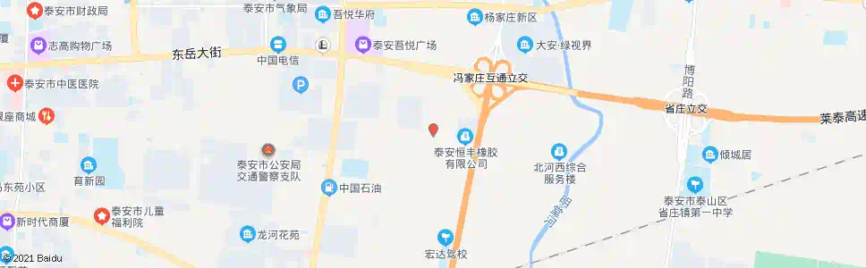 泰安小井村东_公交站地图_泰安公交_妙搜公交查询2025