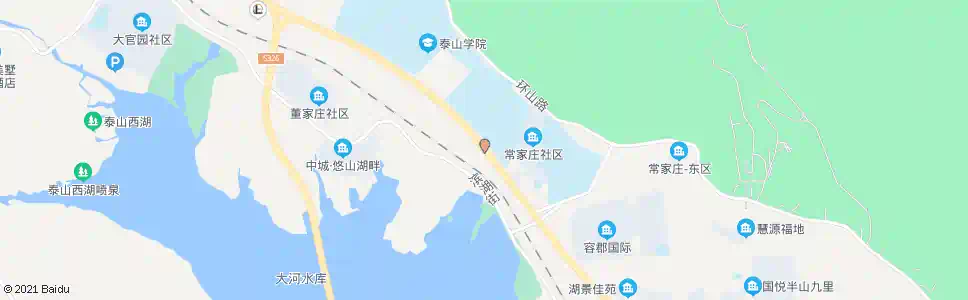 泰安泰山学院公寓_公交站地图_泰安公交_妙搜公交查询2025