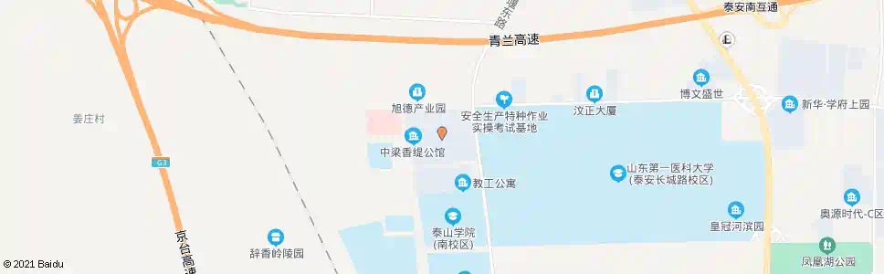 泰安市委党校_公交站地图_泰安公交_妙搜公交查询2025