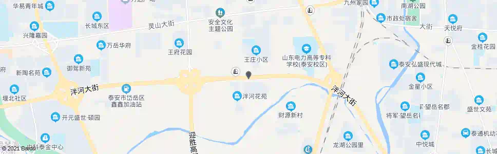 泰安王庄小区_公交站地图_泰安公交_妙搜公交查询2025