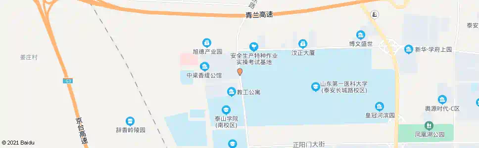 泰安市委党校新校区_公交站地图_泰安公交_妙搜公交查询2025