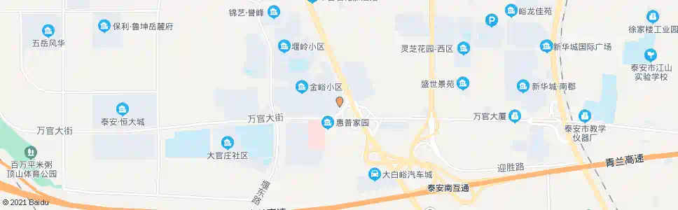 泰安宏成家园(大白峪)_公交站地图_泰安公交_妙搜公交查询2025