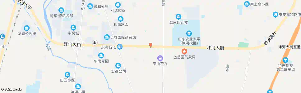 泰安宁家结庄东站_公交站地图_泰安公交_妙搜公交查询2025