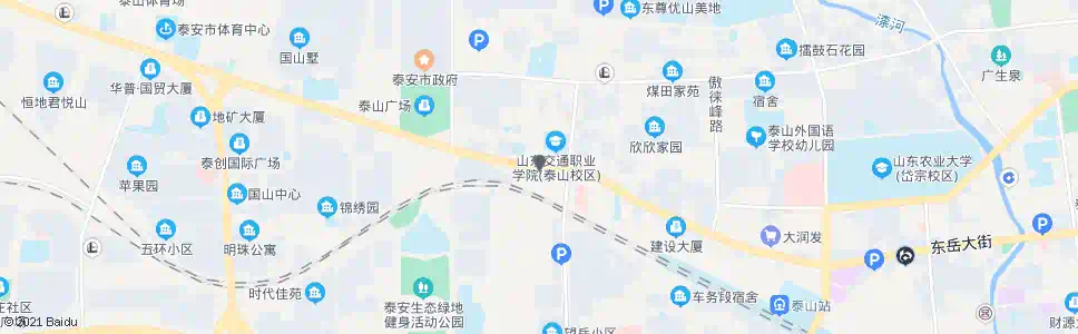 泰安望山(望岳教育望山校区)_公交站地图_泰安公交_妙搜公交查询2025