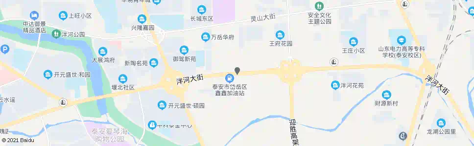 泰安望岳东路路口_公交站地图_泰安公交_妙搜公交查询2025