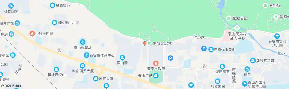 泰安国华经典小区_公交站地图_泰安公交_妙搜公交查询2025