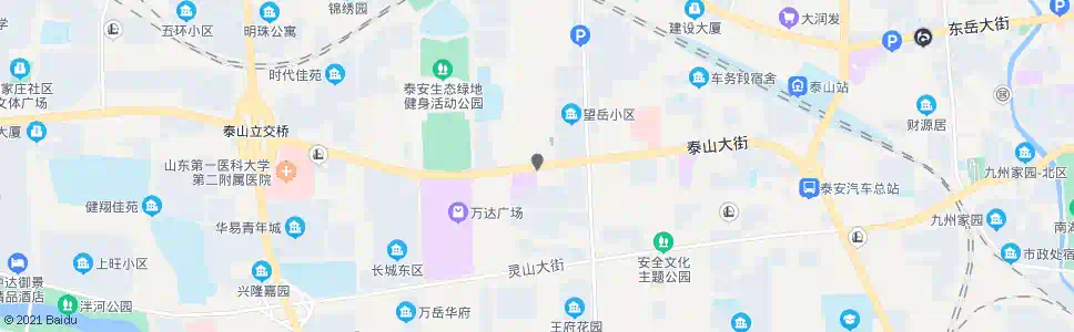 泰安七里小区(淘你欢购物广场)_公交站地图_泰安公交_妙搜公交查询2025