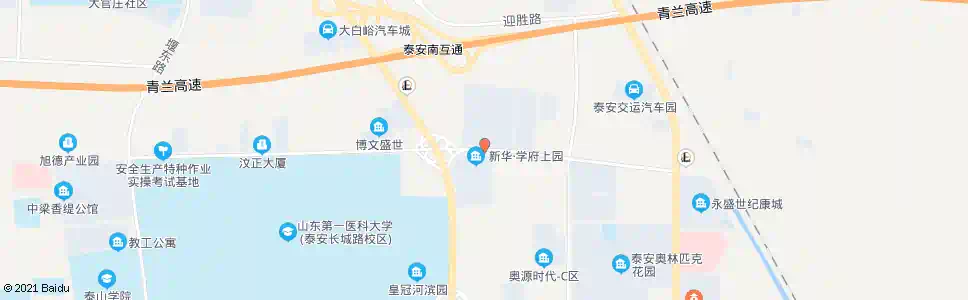 泰安泰山集团(华新奥源时代)_公交站地图_泰安公交_妙搜公交查询2025