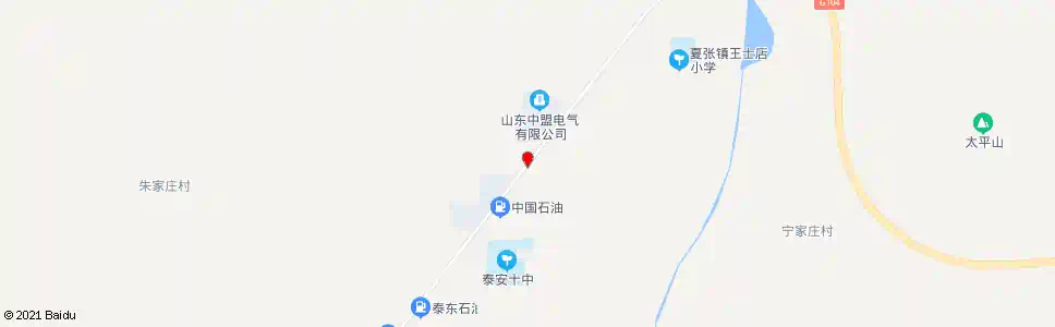 泰安平家官庄村_公交站地图_泰安公交_妙搜公交查询2025