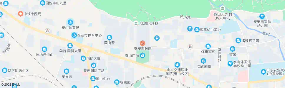 泰安市委市政府_公交站地图_泰安公交_妙搜公交查询2025