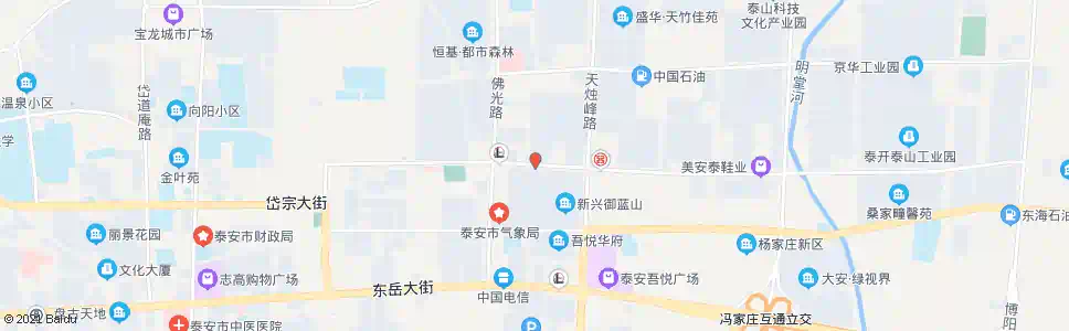 泰安泰明路_公交站地图_泰安公交_妙搜公交查询2025