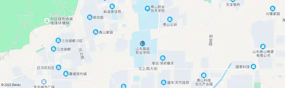 泰安山东服装学院_公交站地图_泰安公交_妙搜公交查询2025