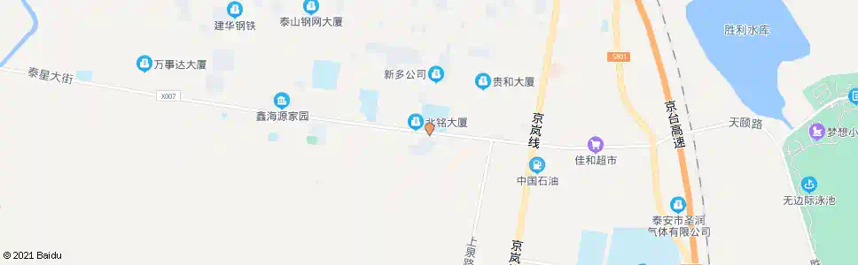 泰安满庄二中_公交站地图_泰安公交_妙搜公交查询2025