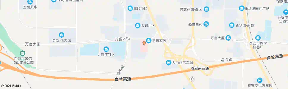 泰安中心医院分院(市职业病院市传染病院)_公交站地图_泰安公交_妙搜公交查询2025