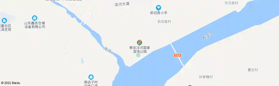 泰安汶河国家湿地公园_公交站地图_泰安公交_妙搜公交查询2025