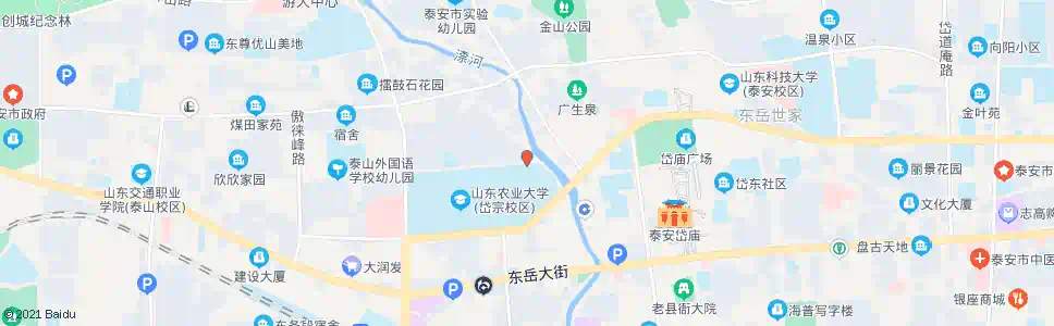 泰安泰前大街东段_公交站地图_泰安公交_妙搜公交查询2025