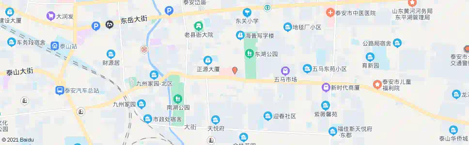 泰安口腔医院_公交站地图_泰安公交_妙搜公交查询2025