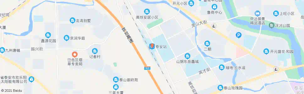 泰安火车站_公交站地图_泰安公交_妙搜公交查询2025